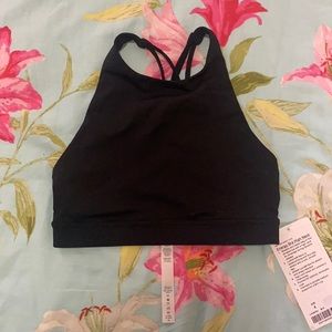 Lululemon  High Neck Bra Black
